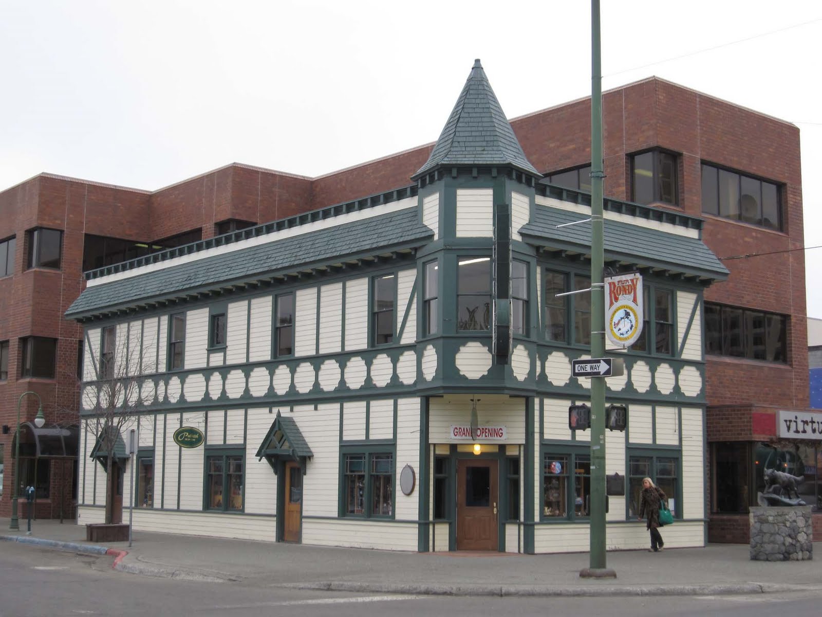 The oldest commercial building in Anchorage, Alaska.